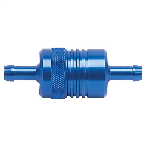 Picture of Russell Performance Blue Street Fuel Filter (3in Length 1 - 18in diameter 516in inletoutlet)