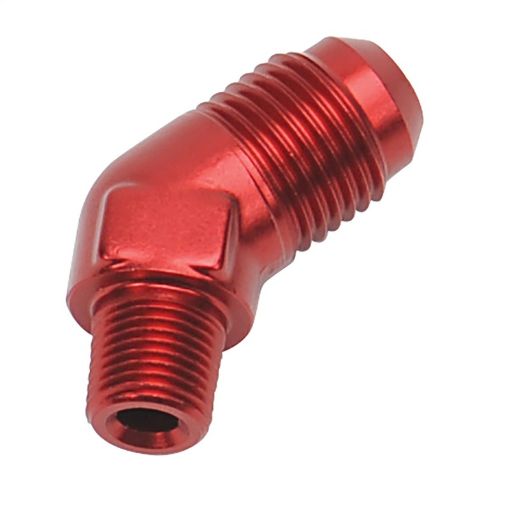 Picture of Russell Performance - 6 AN MALE X 18in NPT MALE 45 DEG (Red)