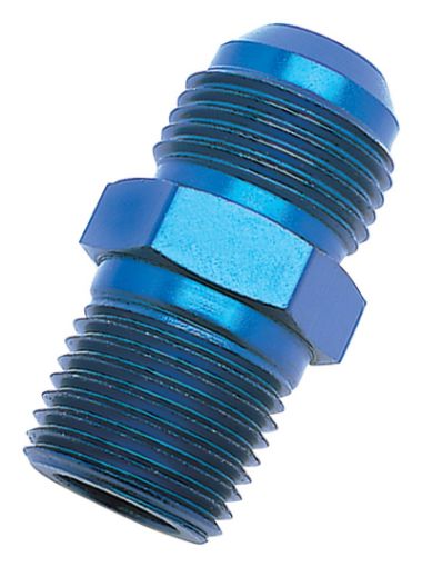 Picture of Russell Performance - 8 AN to 12in NPT Straight Flare to Pipe (Blue)