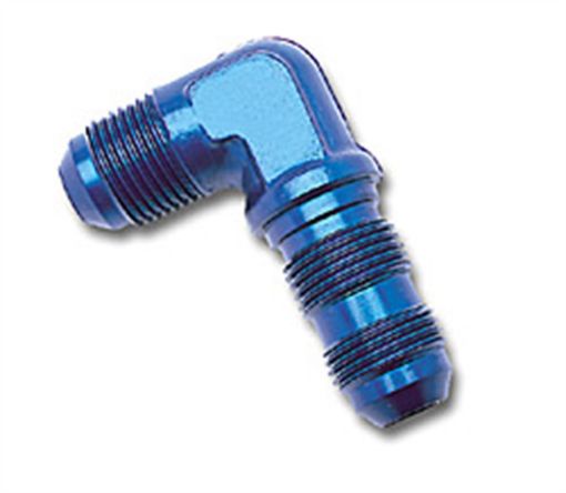 Picture of Russell Performance - 6 AN 90 Degree Flare Bulkhead (Blue)