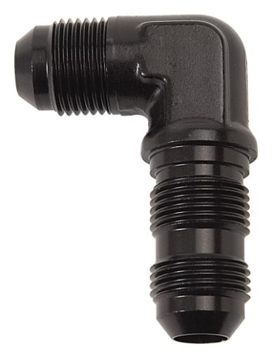 Picture of Russell Performance - 8 AN 90 Degree Flare Bulkhead (Black)