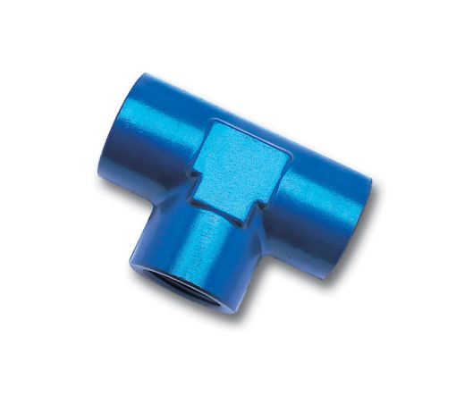 Picture of Russell Performance 38in Female Pipe Tee Fitting (Blue)