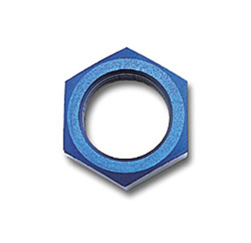 Picture of Russell Performance - 6 AN Bulkhead Nuts 916in - 18 Thread Size (Blue)