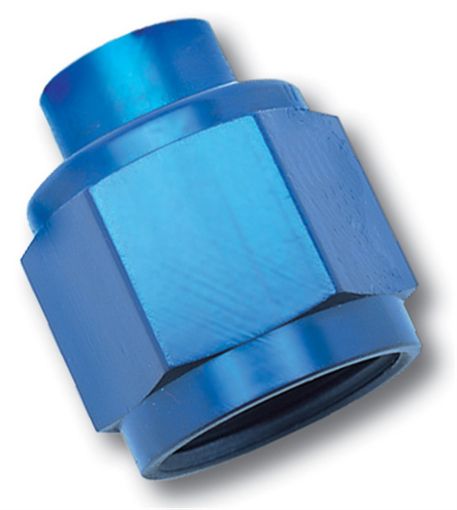 Picture of Russell Performance - 4 AN Flare Cap (Blue)