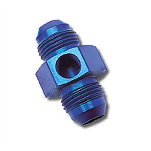Picture of Russell Performance - 6 AN Fuel Union Pressure Adapter (Blue)