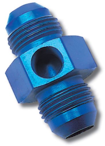 Picture of Russell Performance - 8 AN Fuel Union Pressure Adapter (Blue)