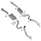 Picture of BBK 87 - 93 Mustang GT Cat Back Kit Varitune Mufflers - Aluminized turn downs