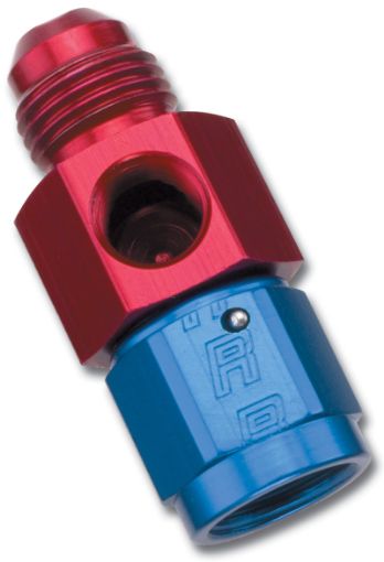 Picture of Russell Performance - 4 AN Fuel Pressure Take off (RedBlue)