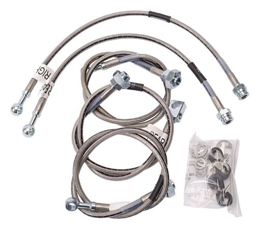 Picture of Russell Performance 01 - 06 GM SilveradoSierra HD (All) (Also fits Rancho) Brake Line Kit