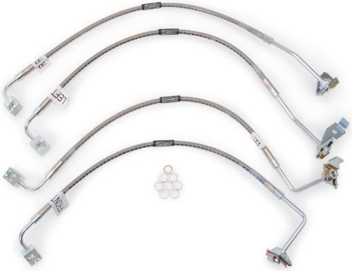 Picture of Russell Performance 07 - 08 Jeep Wrangler JK with 4in Lift Brake Line Kit