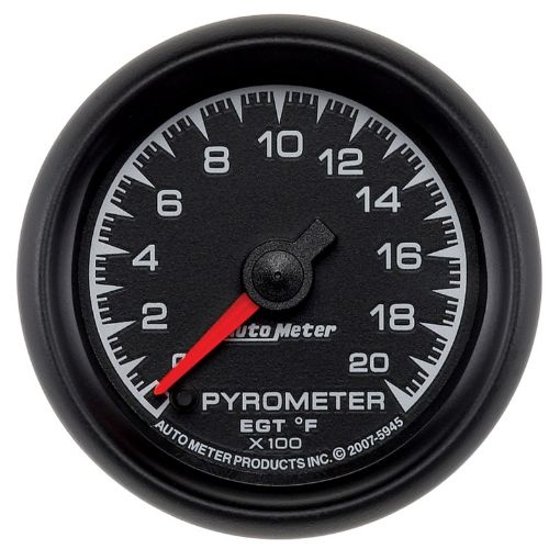 Picture of Autometer ES 52mm Full Sweep Electronic 0 - 2000 Degree F EGTPyrometer Gauge