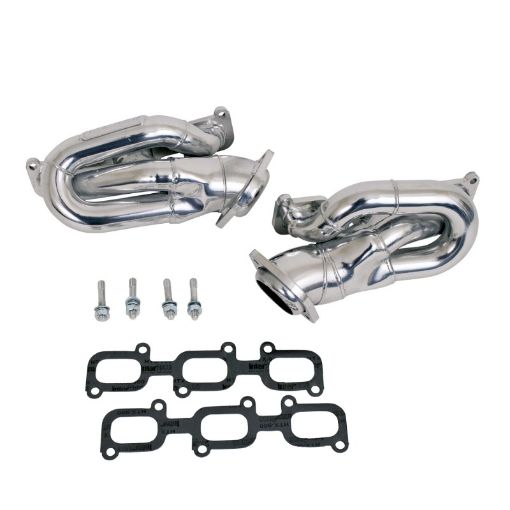 Picture of BBK 11 - 15 Ford Mustang 3.7L Shorty Tuned Length Headers - 1 - 58 Silver Ceramic (CARB EO 11 - 14 Only)