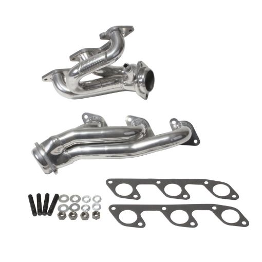 Picture of BBK 05 - 10 Mustang 4.0 V6 Shorty Tuned Length Exhaust Headers - 1 - 58 Silver Ceramic