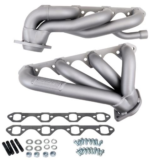 Picture of BBK 87 - 95 Ford F150 Truck 5.8 351 Shorty Unequal Length Exhaust Headers - 1 - 58 Titanium Ceramic