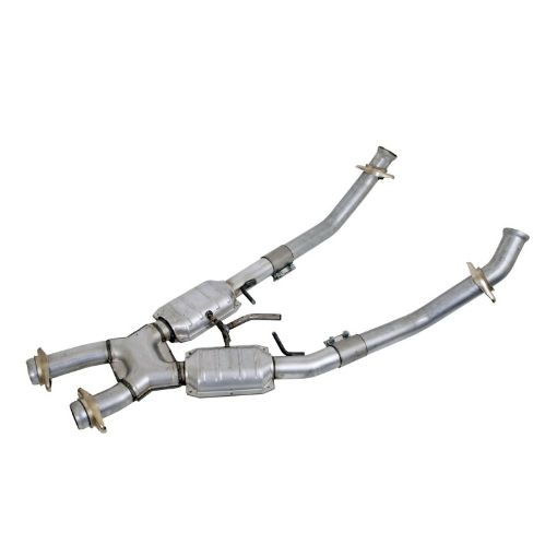 Picture of BBK 94 - 95 Mustang 5.0 High Flow X Pipe With Catalytic Converters - 2 - 12