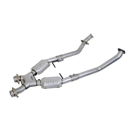Picture of BBK 96 - 98 Mustang 4.6 GT High Flow X Pipe With Catalytic Converters - 2 - 12