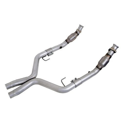 Picture of BBK 05 - 10 Mustang 4.6 GT High Flow X Pipe With Catalytic Converters - 2 - 34
