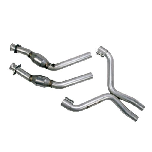 Picture of BBK 11 - 14 Mustang 3.7 V6 High Flow X Pipe With Catalytic Converters - 2 - 12