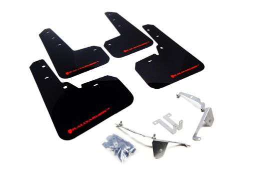 Picture of Rally Armor 13 - 17 Subaru Crosstrek XV Black UR Mud Flap wRed Logo