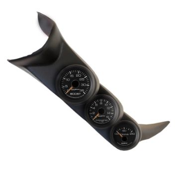 Picture of Autometer 01 - 06 Chevy Duramax Black Triple A - Pillar Gauge Kit