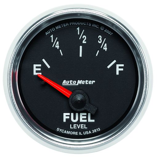 Picture of Autometer GS 52mm 0 - 90 ohms Short Sweep Electronic Fuel Level GM Gauge
