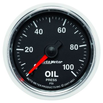 Picture of Autometer GS 52mm 0 - 100 PSI Mechanical Oil Pressure Gauge