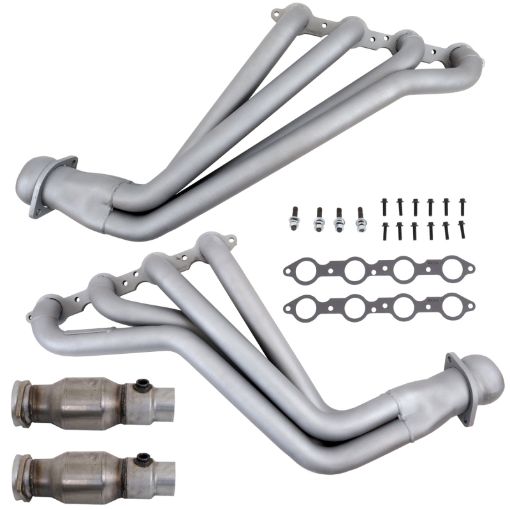 Picture of BBK 10 - 15 Camaro LS3 L99 Long Tube Exhaust Headers With Converters - 1 - 34 Chrome