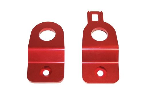 Picture of Torque Solution Red Radiator Stay Bracket 02 - 07 Subaru Impreza (Inc WRX STI)