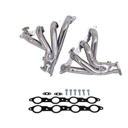Picture of BBK 97 - 99 Corvette C5 LS1 Shorty Tuned Length Exhaust Headers - 1 - 34 Silver Ceramic