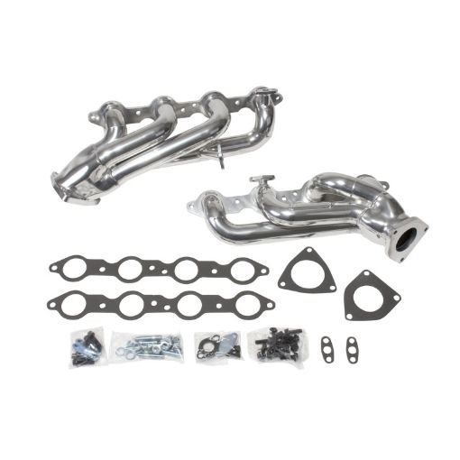 Picture of BBK 99 - 04 GM Truck SUV 4.8 5.3 Shorty Tuned Length Exhaust Headers - 1 - 34 Silver Ceramic