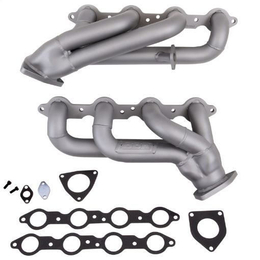 Picture of BBK 99 - 04 GM Truck SUV 6.0 Shorty Tuned Length Exhaust Headers - 1 - 34 Titanium Ceramic
