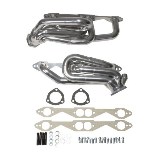 Picture of BBK 96 - 98 GM Truck SUV 5.0 5.7 Shorty Tuned Length Exhaust Headers - 1 - 58 Silver Ceramic