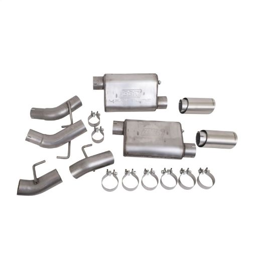 Picture of BBK Vari - Tune Axle Back Exhaust Kit 2 Adjustable Performance Mufflers 2 - 34 Pipe 4 in. Tips