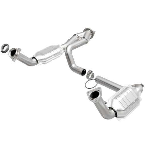Picture of MagnaFlow Conv DF 02 - 06 Cadillac Escalade 02 - 06 Chevy Avalanche 5.3L Dual Conv Y - Pipe Assembly 2WD