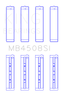 Picture of King Acura J30AJ32AJ35AJ35Z (Size STD) Performance Main Bearing Set