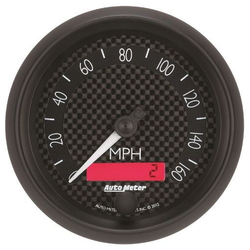 Picture of Autometer GT Series 3 - 38in In Dash 0 - 160 MPH Electronic Programmable Speedometer