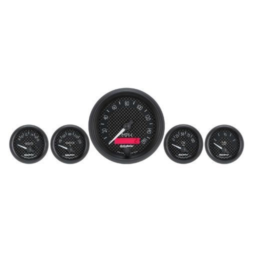 Picture of Autometer GT Series 5 Piece Kit (8016, 8027, 8037, 8088, 8092)