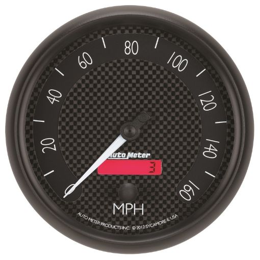 Picture of Autometer GT Series 5in In Dash 0 - 160 MPH Electronic Programmable Speedometer