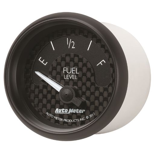 Picture of Autometer GT Series 52mm Short Sweep Electronic 240 - 33 ohms Fuel Level (For use w 3262)