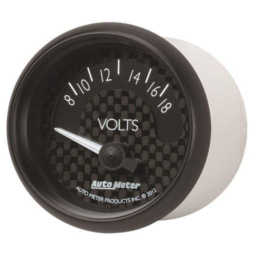 Picture of Autometer GT Series 52mm Short Sweep Electronic 8 - 18 Volts Voltmeter