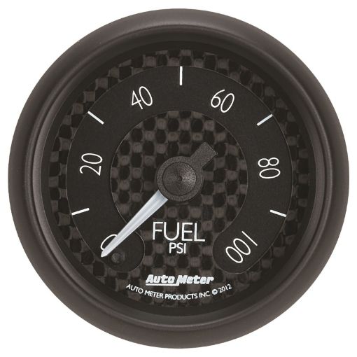 Picture of Autometer GT Series 52mm Full Sweep Electronic 0 - 100 PSI Fuel Pressure Gauge