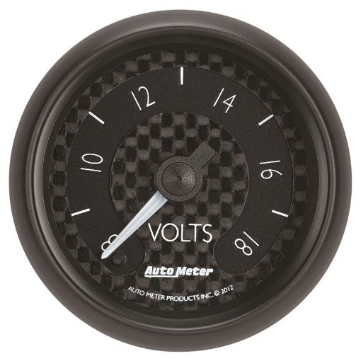 Picture of Autometer GT Series 52mm Full Sweep Electronic 8 - 18 Volts Voltmeter