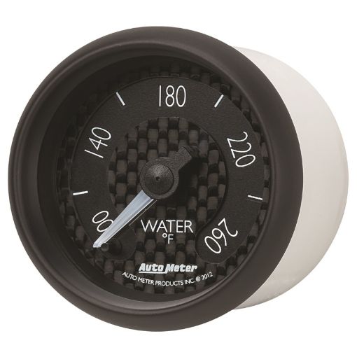 Picture of Autometer GT Series 52mm Full Sweep Electronic 100 - 260 Deg F Water Temperature Gauge