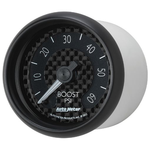 Picture of Autometer GT Series 52mm Mechanical 0 - 60 psi Boost Gauge