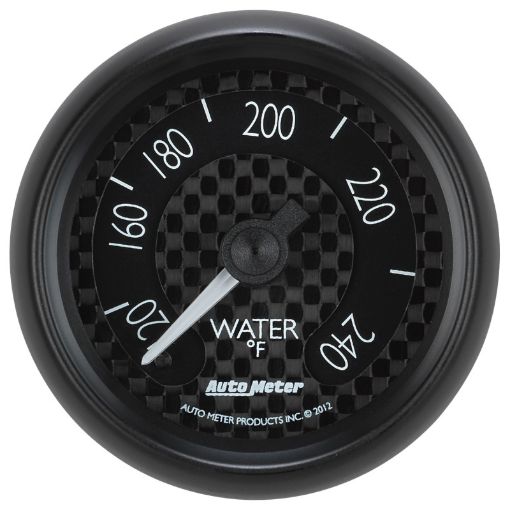 Picture of Autometer GT Series 52mm Mechanical 120 - 240 Deg F Water Temperature Gauge