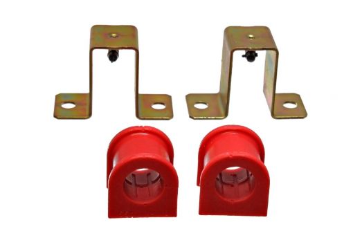 Picture of Energy Suspension 94 - 04 Ford Mustang Red 30mm Front Sway Bar Bushing Set - Reuse Outer Bracket