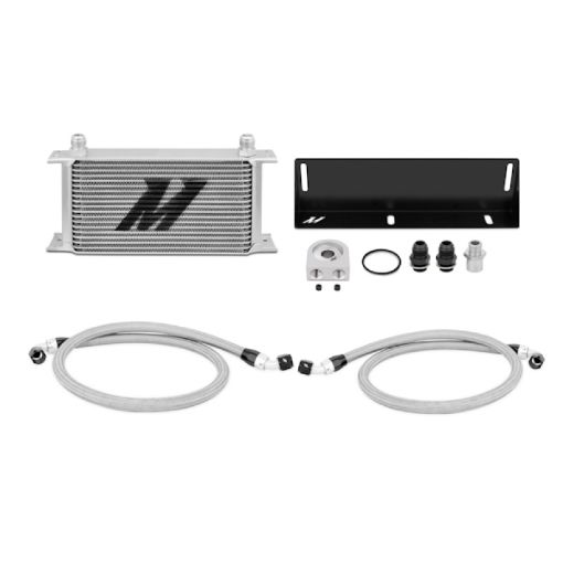 Picture of Mishimoto 79 - 93 Ford Mustang 5.0L Oil Cooler Kit - Silver
