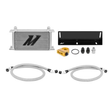 Picture of Mishimoto 79 - 93 Ford Mustang 5.0L Thermostatic Oil Cooler Kit - Silver