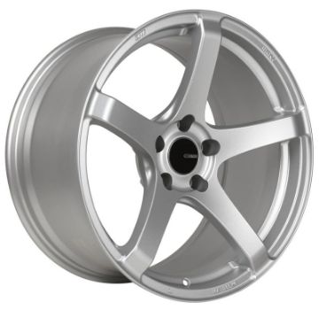 Picture of Enkei Kojin 17x8 35mm Offset 5x114.3 Bolt Pattern 72.6mm Bore Dia Matte Silver Wheel