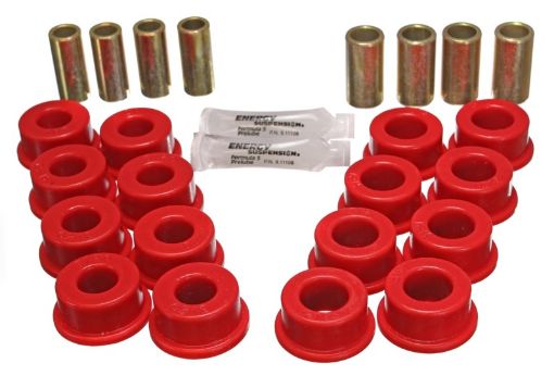 Picture of Energy Suspension 84 - 95 Chevy Corvette Red Rear End Control Arm Bushing Set